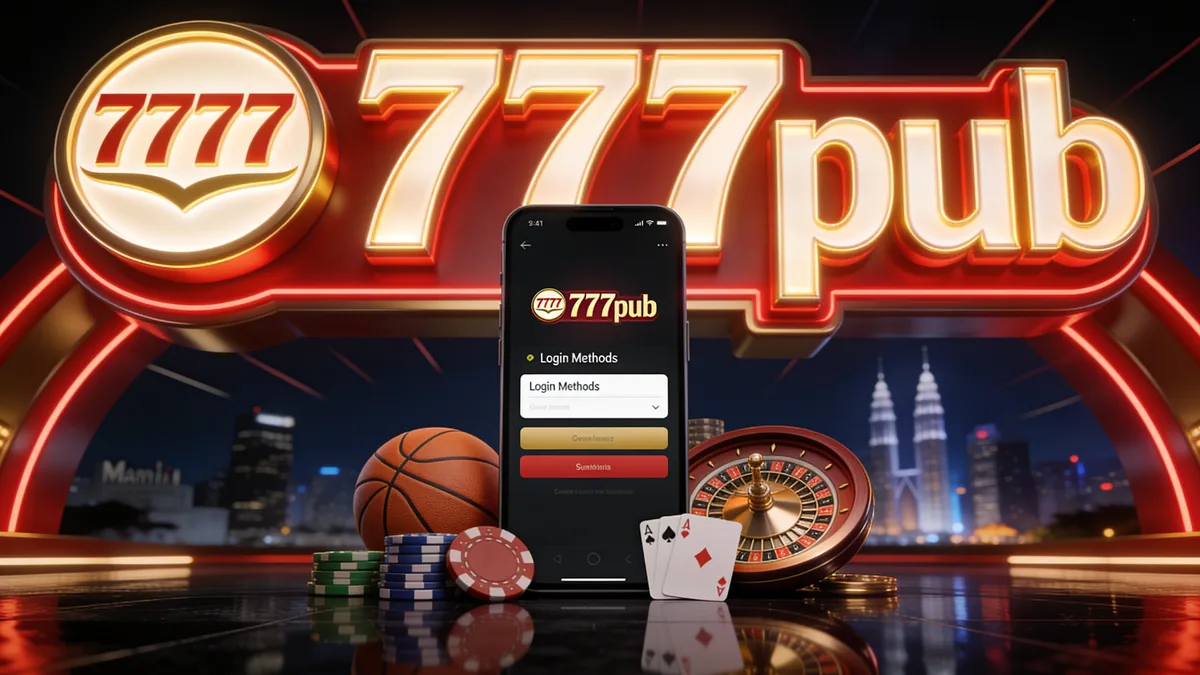 777pub Login Methods — 777pub in the Philippines